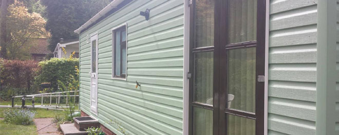 Reinforced Vinyl Cladding from SH Caravans