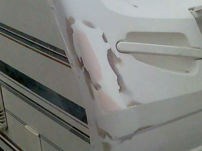 Caravan Front repairs from SH Caravans