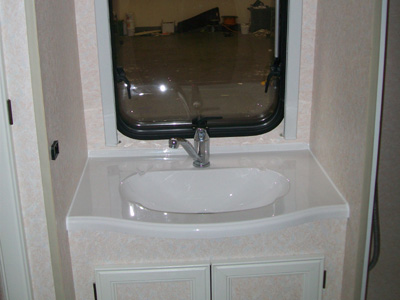 Caravan Front repairs from SH Caravans